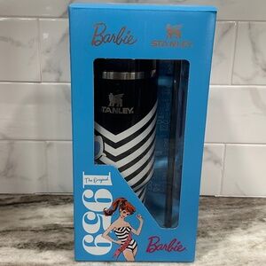Barbie x Stanley Tumbler 1959 ORIGINAL Stripe 40 oz Quencher NEW Limited Edition